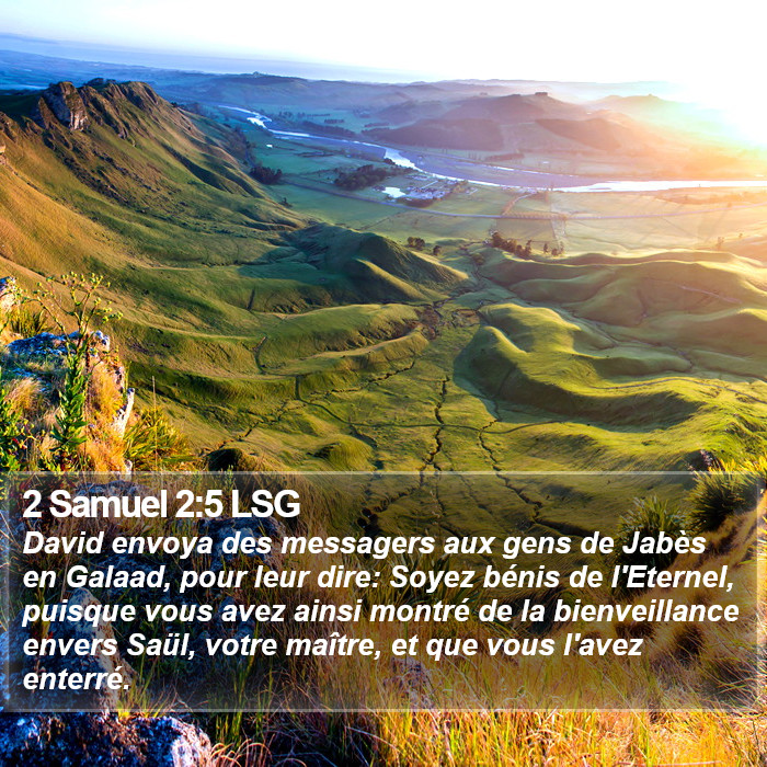2 Samuel 2:5 LSG Bible Study