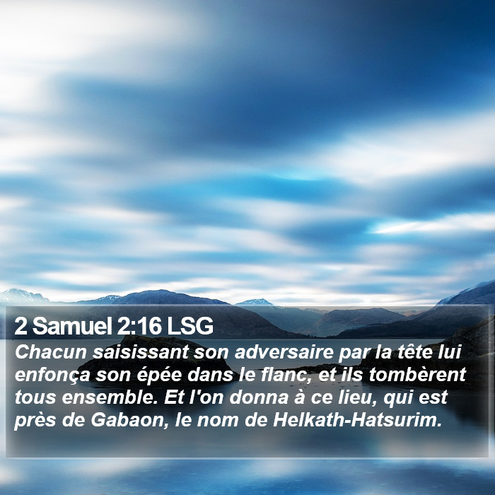 2 Samuel 2:16 LSG Bible Study