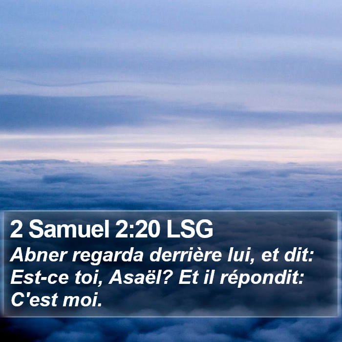 2 Samuel 2:20 LSG Bible Study