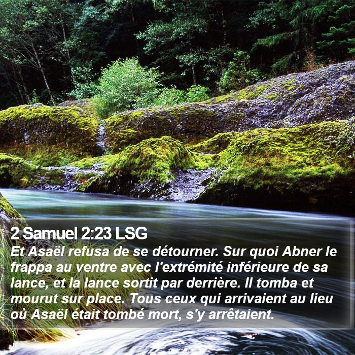 2 Samuel 2:23 LSG Bible Study