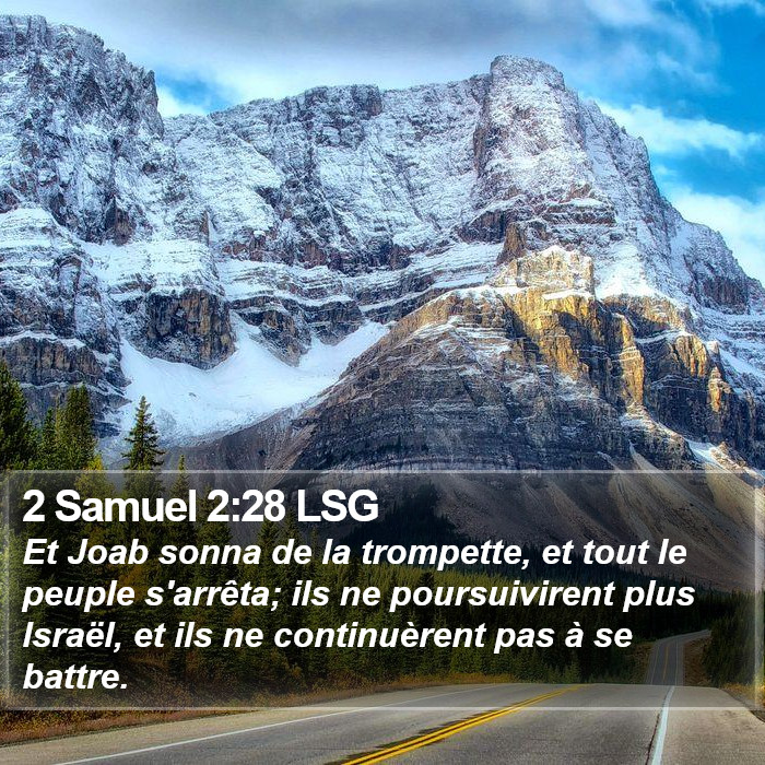 2 Samuel 2:28 LSG Bible Study