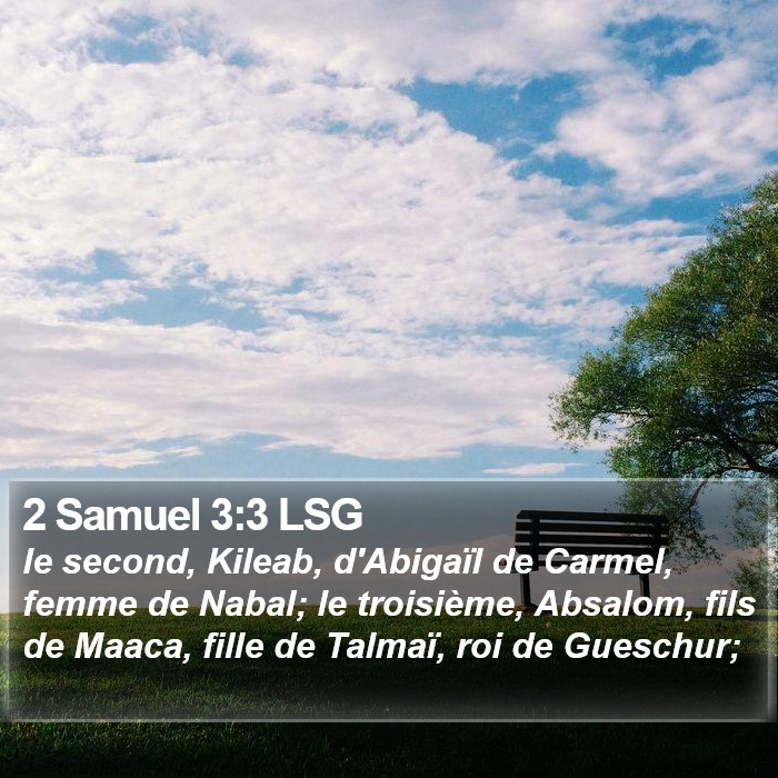 2 Samuel 3:3 LSG Bible Study