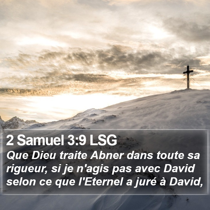 2 Samuel 3:9 LSG Bible Study