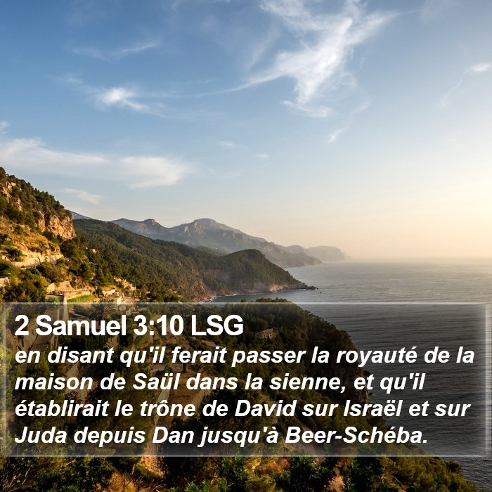 2 Samuel 3:10 LSG Bible Study