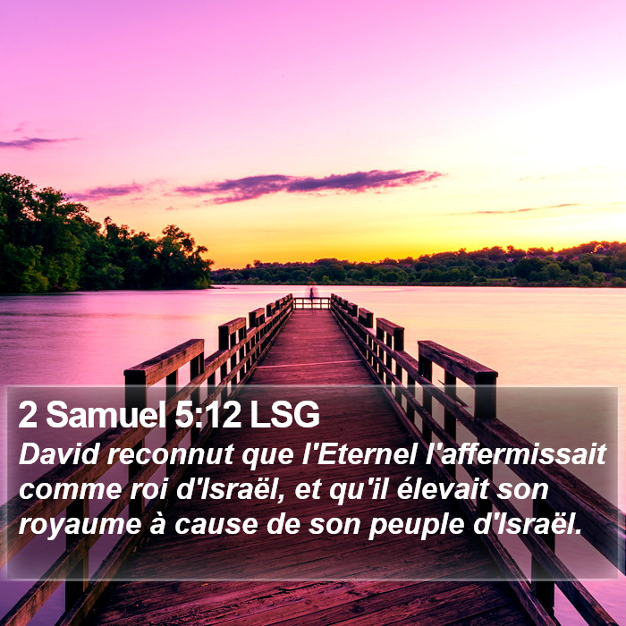 2 Samuel 5:12 LSG Bible Study