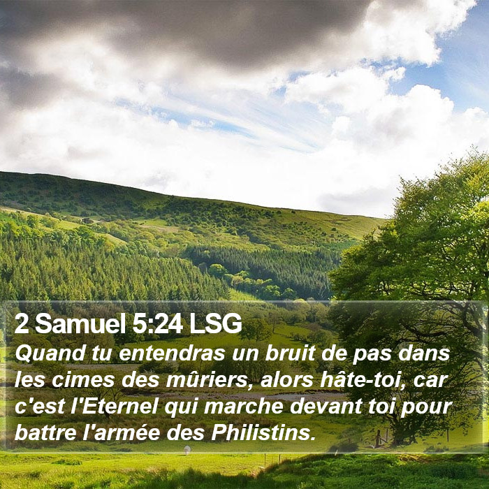 2 Samuel 5:24 LSG Bible Study