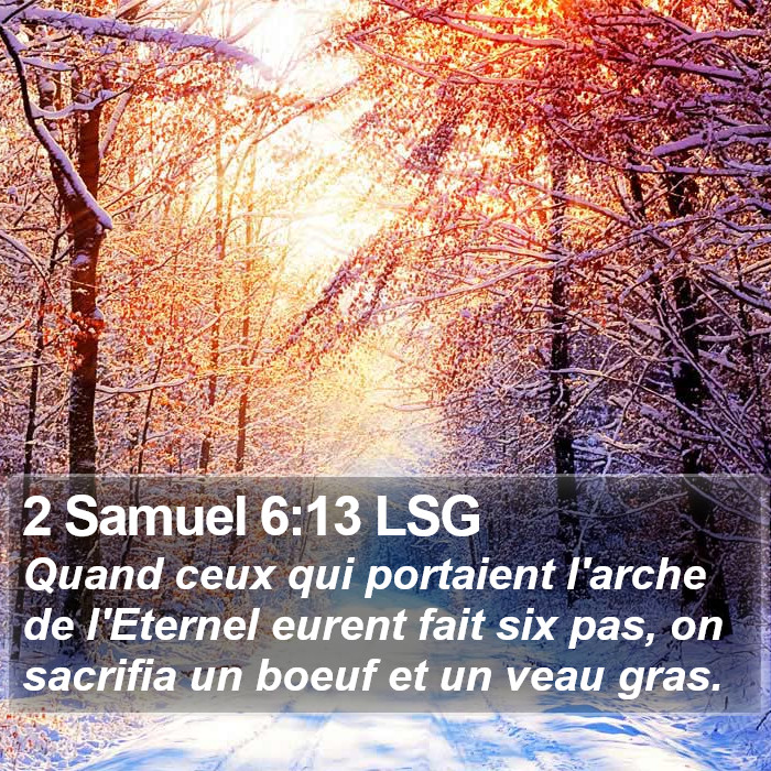 2 Samuel 6:13 LSG Bible Study