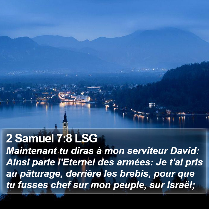 2 Samuel 7:8 LSG Bible Study