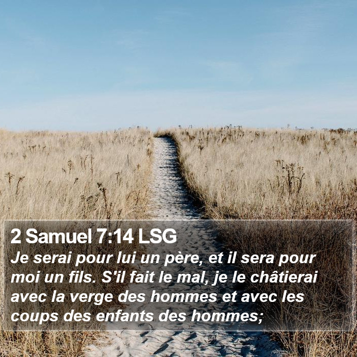 2 Samuel 7:14 LSG Bible Study