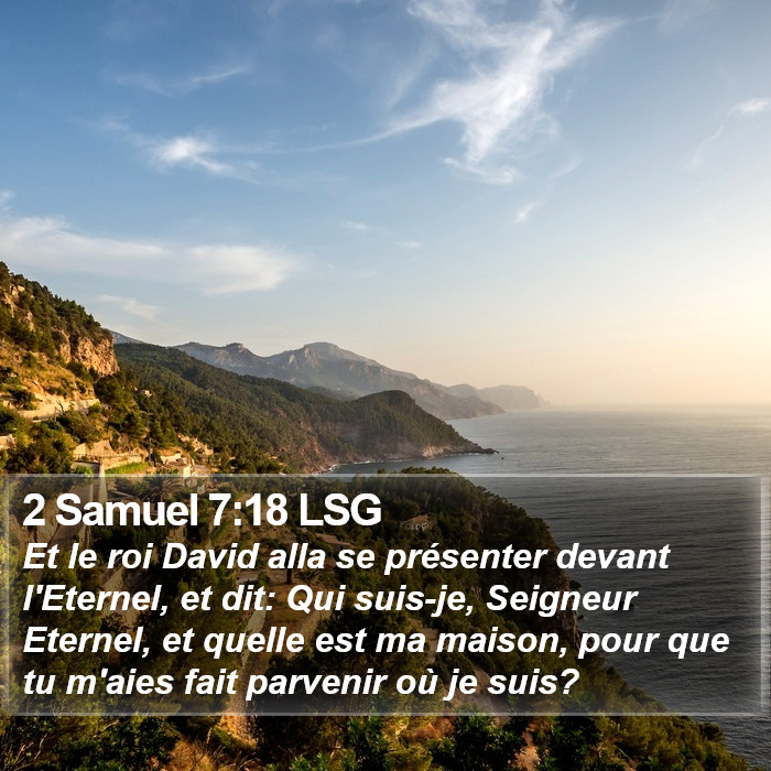 2 Samuel 7:18 LSG Bible Study