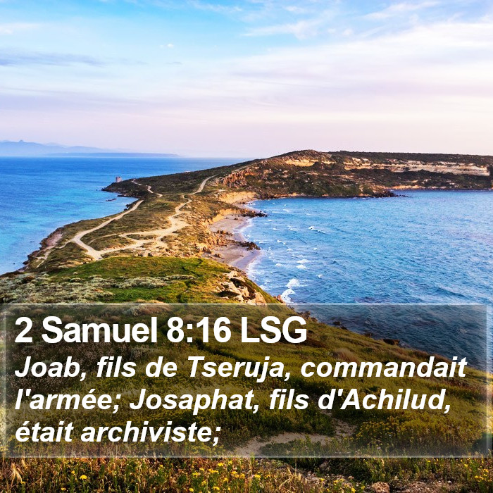 2 Samuel 8:16 LSG Bible Study