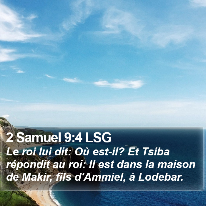 2 Samuel 9:4 LSG Bible Study