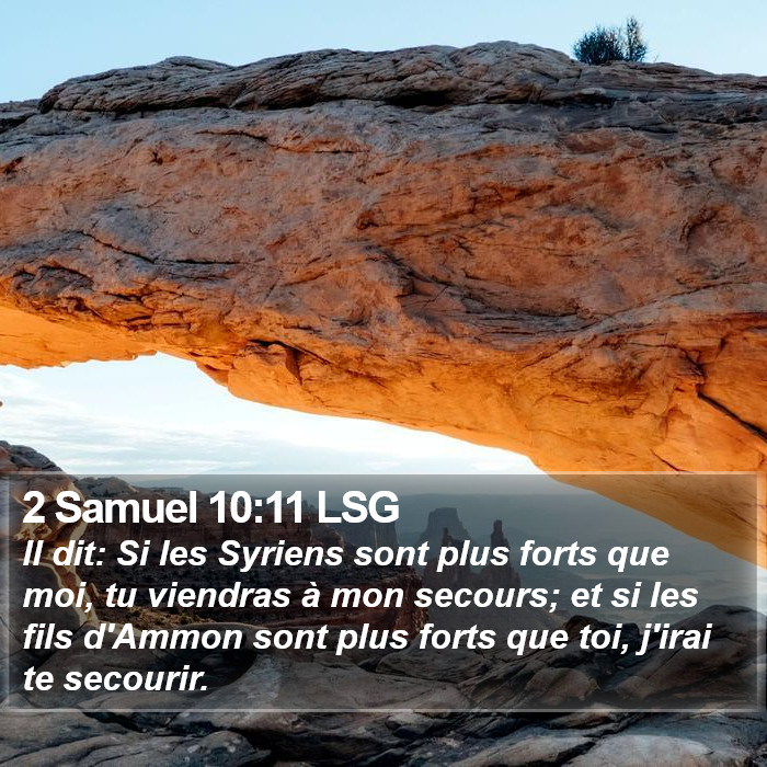 2 Samuel 10:11 LSG Bible Study