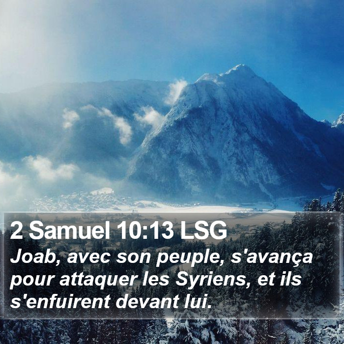 2 Samuel 10:13 LSG Bible Study