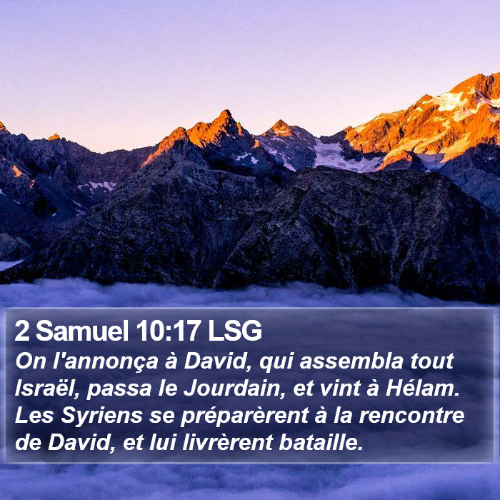 2 Samuel 10:17 LSG Bible Study