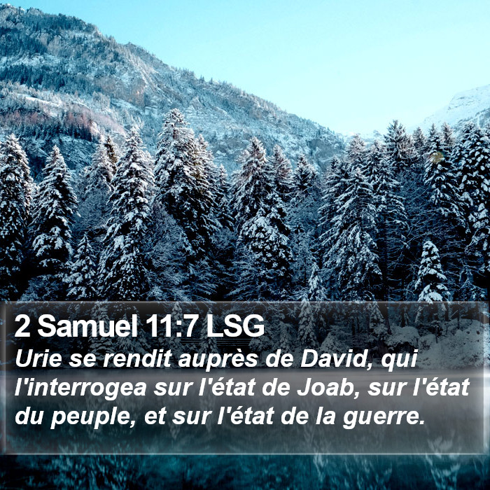 2 Samuel 11:7 LSG Bible Study