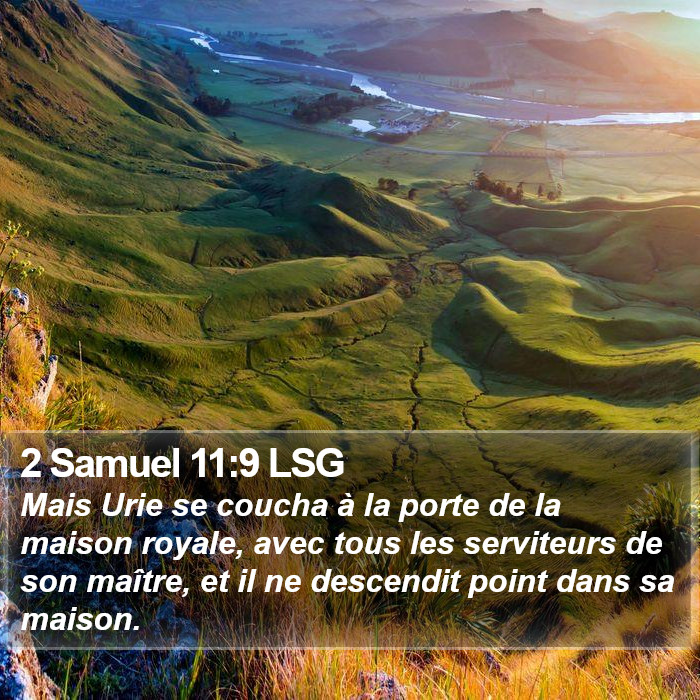 2 Samuel 11:9 LSG Bible Study