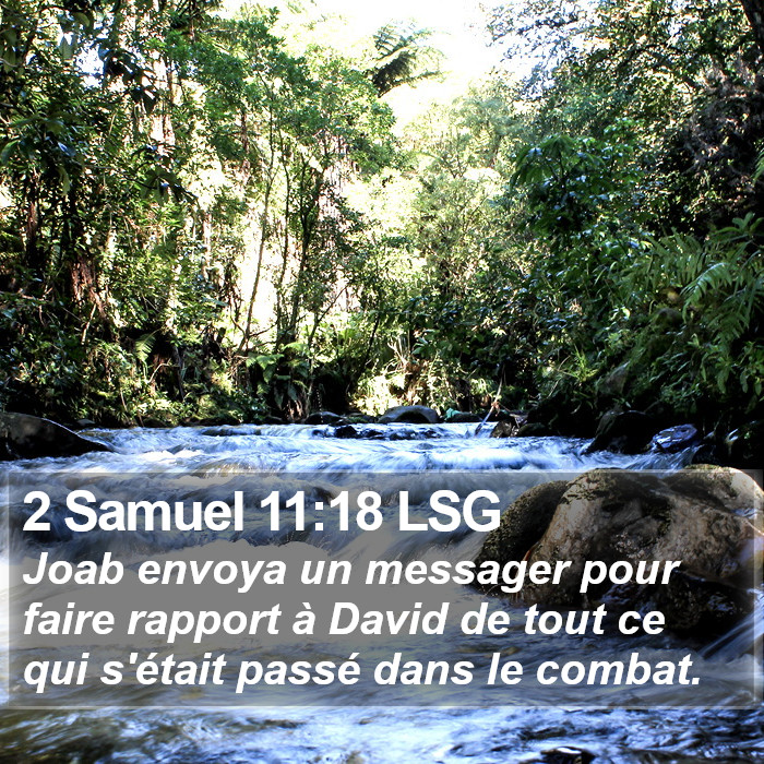 2 Samuel 11:18 LSG Bible Study