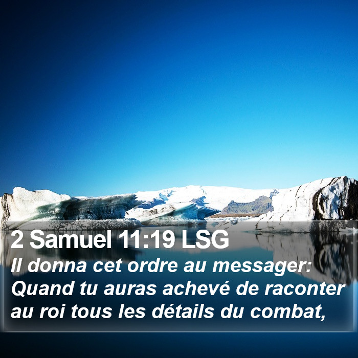 2 Samuel 11:19 LSG Bible Study
