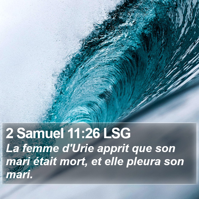 2 Samuel 11:26 LSG Bible Study