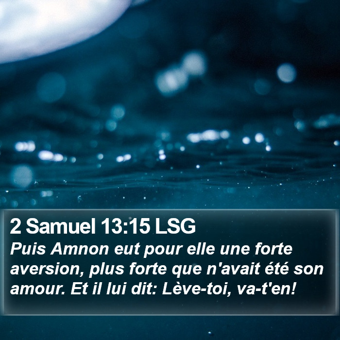 2 Samuel 13:15 LSG Bible Study