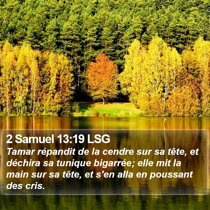 2 Samuel 13:19 LSG Bible Study