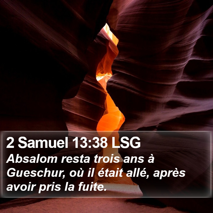 2 Samuel 13:38 LSG Bible Study