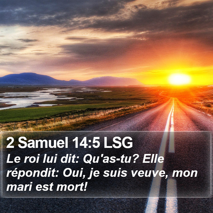 2 Samuel 14:5 LSG Bible Study