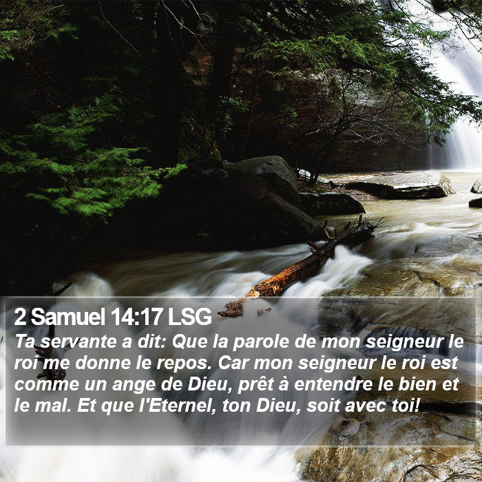 2 Samuel 14:17 LSG Bible Study