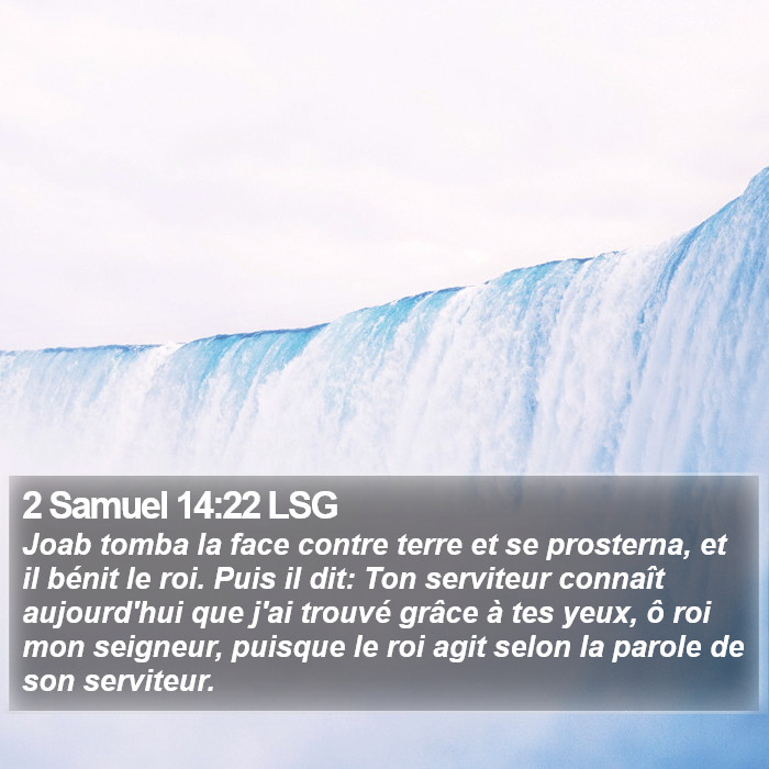 2 Samuel 14:22 LSG Bible Study