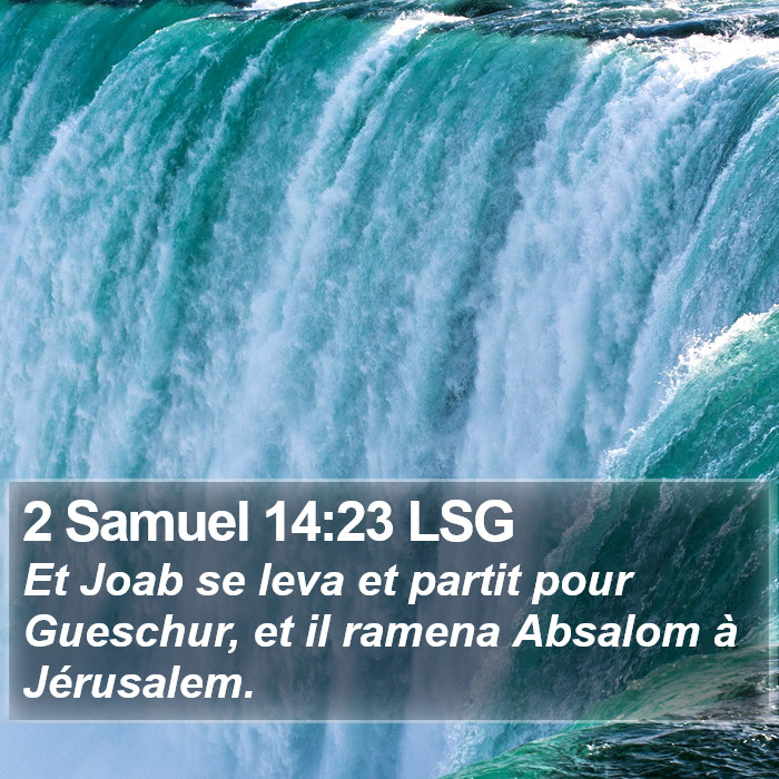 2 Samuel 14:23 LSG Bible Study