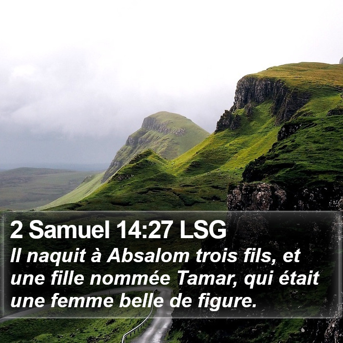 2 Samuel 14:27 LSG Bible Study