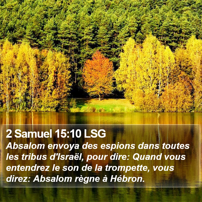 2 Samuel 15:10 LSG Bible Study