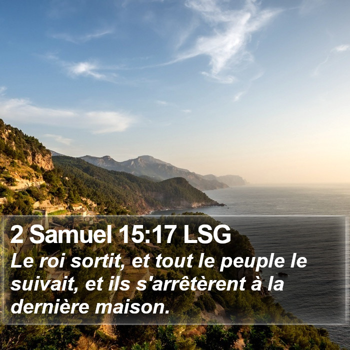 2 Samuel 15:17 LSG Bible Study