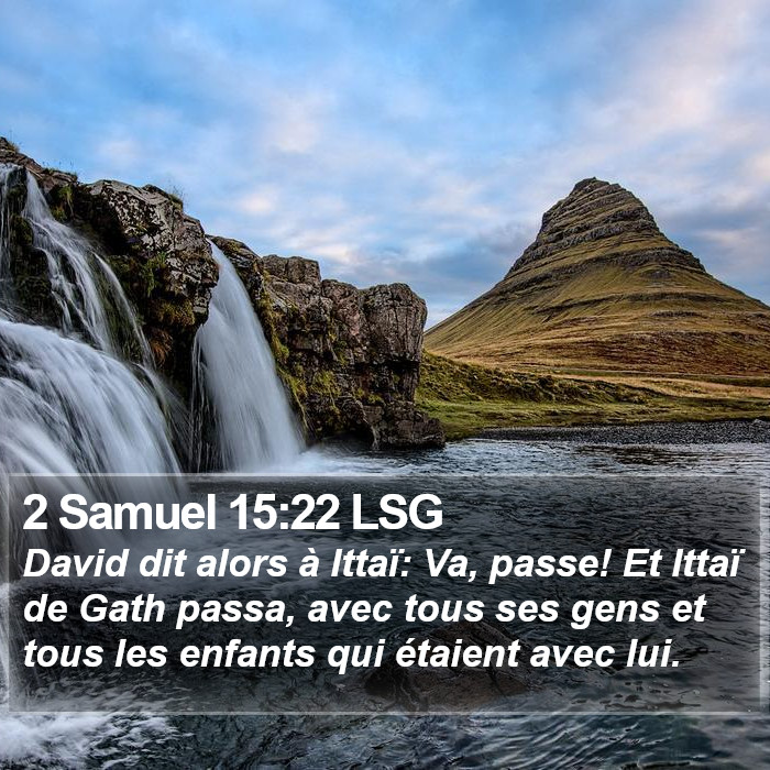 2 Samuel 15:22 LSG Bible Study