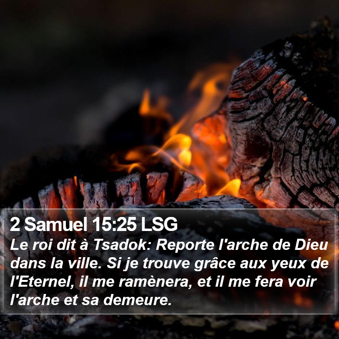 2 Samuel 15:25 LSG Bible Study