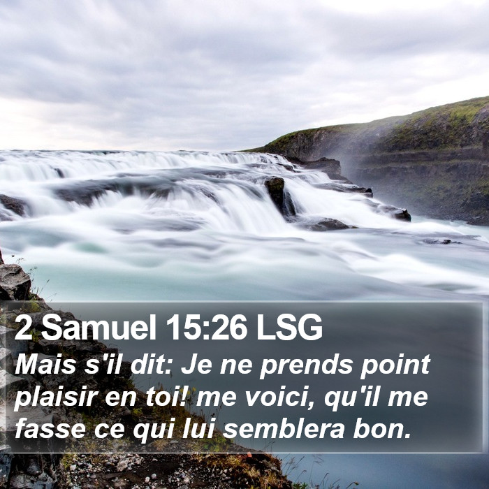 2 Samuel 15:26 LSG Bible Study