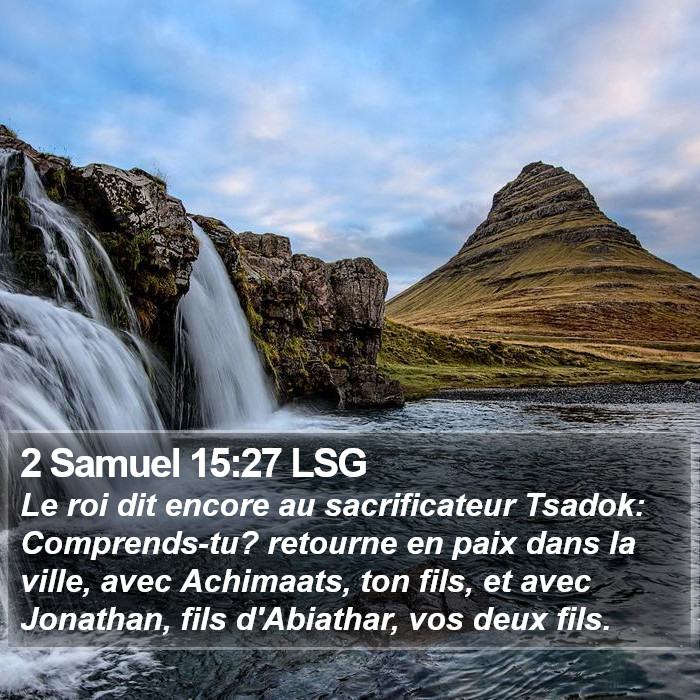 2 Samuel 15:27 LSG Bible Study