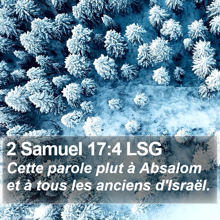 2 Samuel 17:4 LSG Bible Study