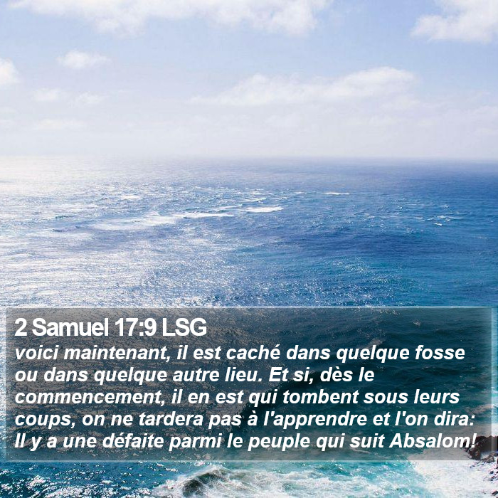 2 Samuel 17:9 LSG Bible Study