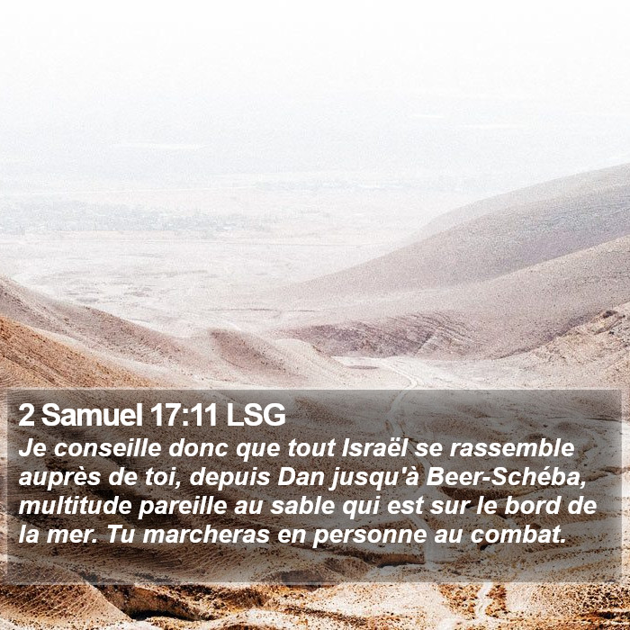 2 Samuel 17:11 LSG Bible Study