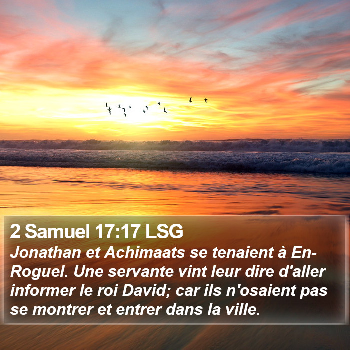 2 Samuel 17:17 LSG Bible Study