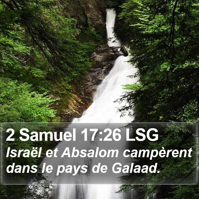2 Samuel 17:26 LSG Bible Study