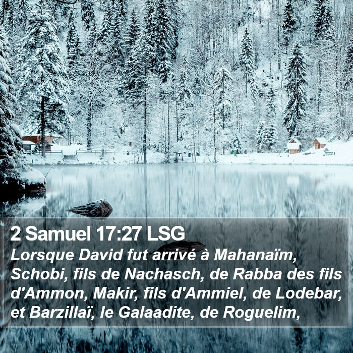 2 Samuel 17:27 LSG Bible Study