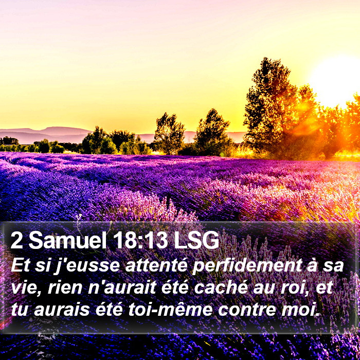 2 Samuel 18:13 LSG Bible Study