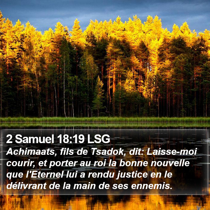 2 Samuel 18:19 LSG Bible Study