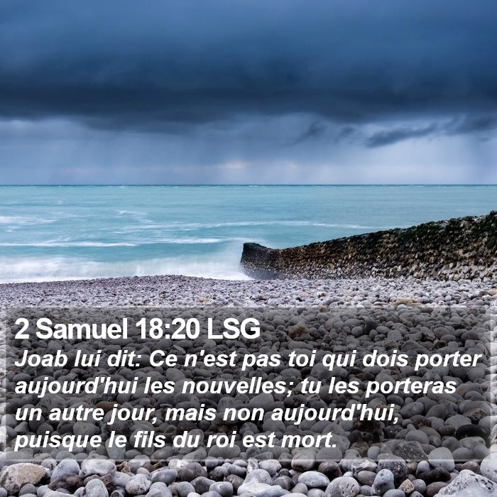2 Samuel 18:20 LSG Bible Study