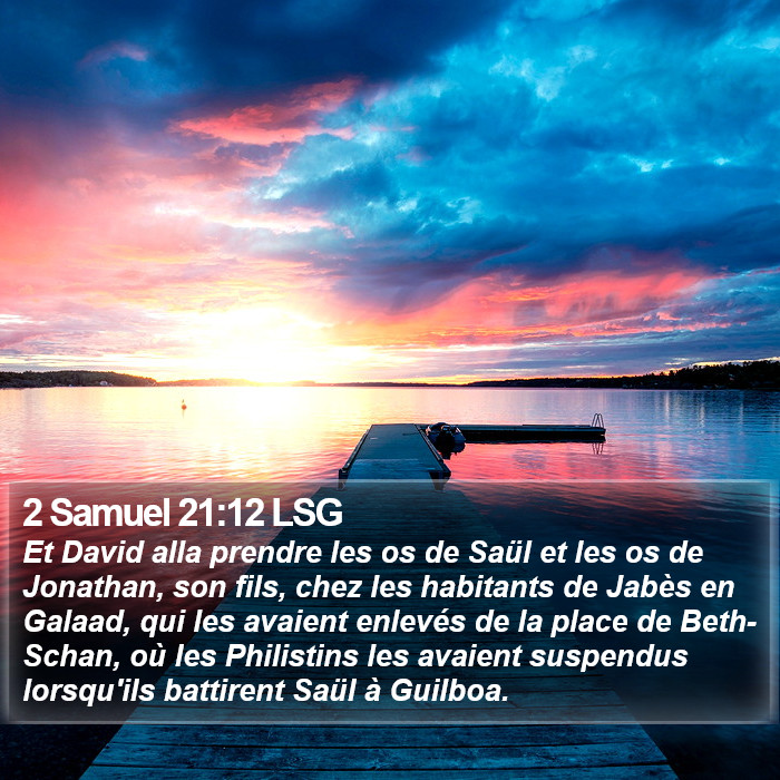2 Samuel 21:12 LSG Bible Study