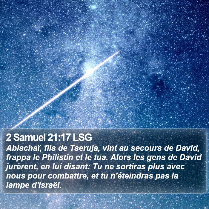2 Samuel 21:17 LSG Bible Study