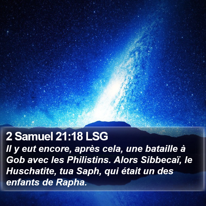 2 Samuel 21:18 LSG Bible Study